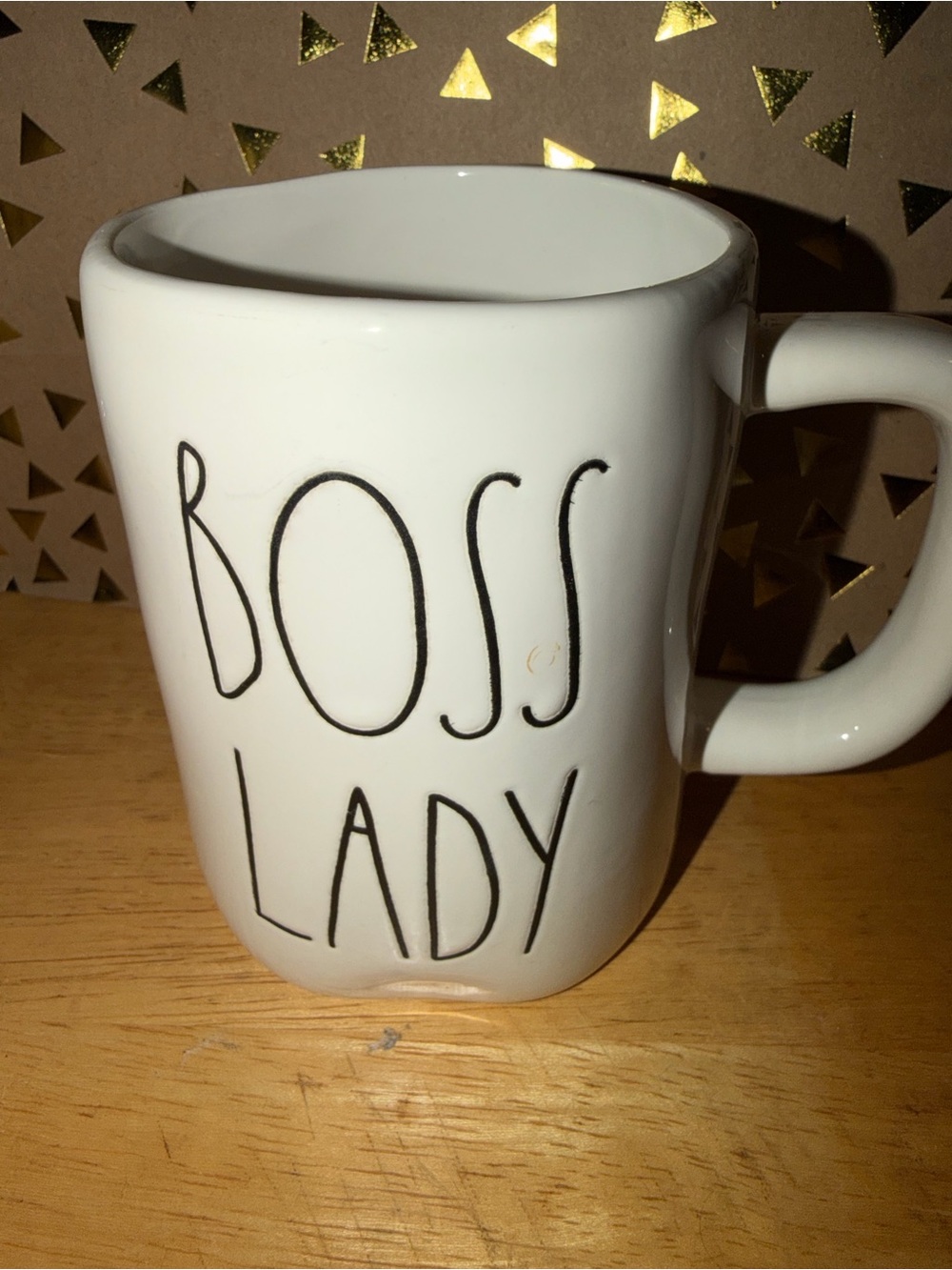 Rae Dunn Boss Lady ceramic mug